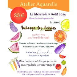 07/08 - Atelier aquarelle...