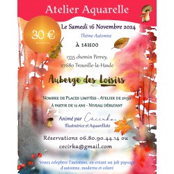 16/11 - Atelier aquarelle