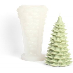 Moule sapin en silicone pour bougie