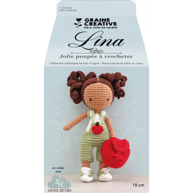 Kit Amigurumi - Lina - Poupée