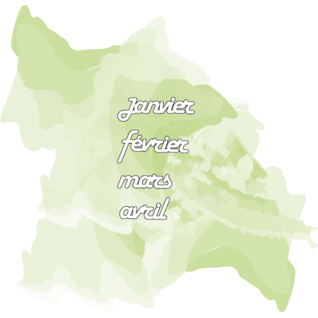 Matrices de découpe - Mois - Set 2