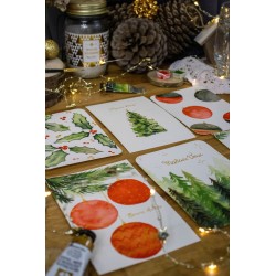 30/11 - Atelier aquarelle Noël