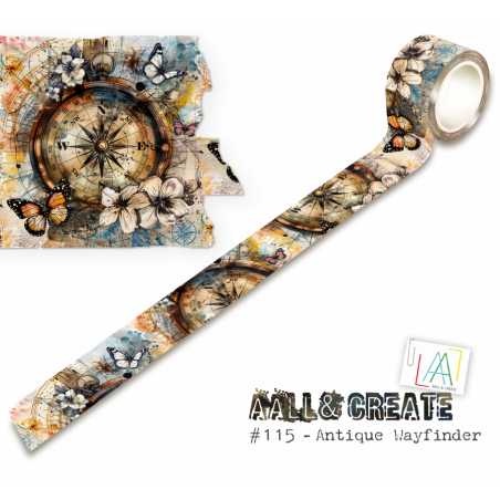 Masking tape - Antique Wayfinder - 115 - AALL and Create