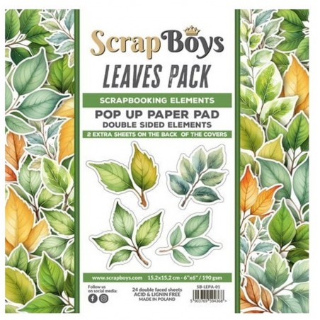 Leaves pack - Pop up paper pad