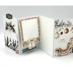 Kit + tuto PDF - Mini-album Noël cosy