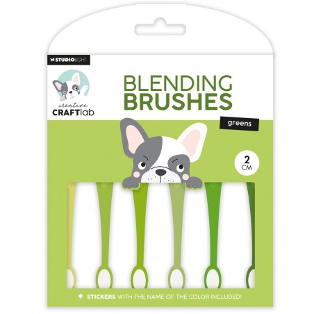 Blending brushes - Brosses de mélange - Vert