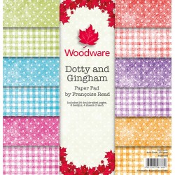 Dotty and Gingham paper pad...